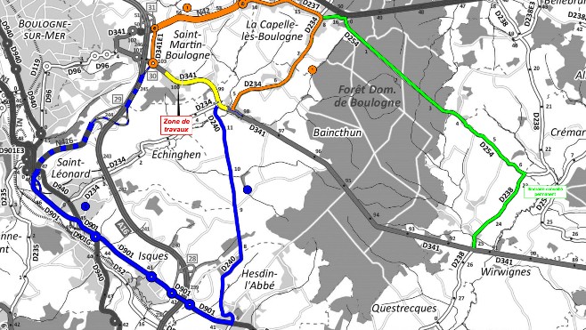 Des travaux et des perturbations à prévoir au Mont Lambert, la semaine prochaine
