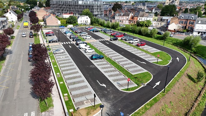 Abbeville: le nouveau parking de l'hôpital a ouvert