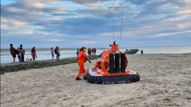Plus de 200 personnes isolées par la marée et secourues depuis le début d'année à Berck-sur-Mer.