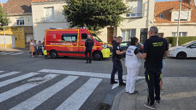Boulogne: un homme renversé par une voiture rue du Chemin Vert
