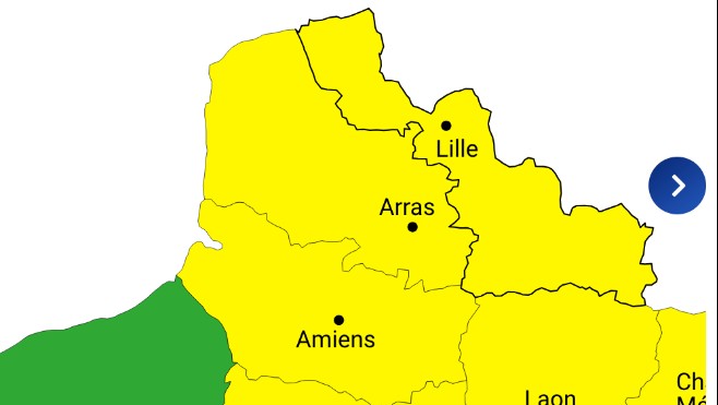 Nouvelle vigilance jaune aux orages cet après-midi