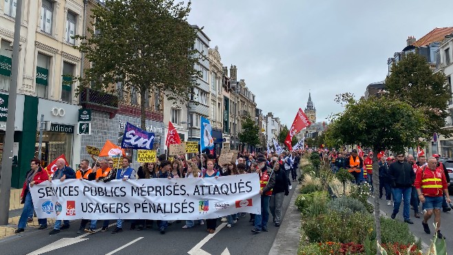 L'appel de l'intersyndicale largement entendu par 1000 à 2000 manifestants dans chacune des villes du Littoral.