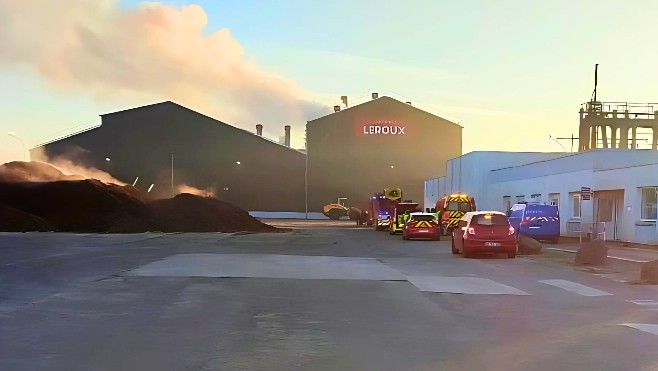 Vieille-Eglise: l'entreprise Chicorée Leroux touchée par un incendie