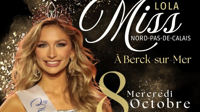 Lola Lacheré, Miss Nord-Pas-de-Calais, attendue dans sa ville de Berck pour une séance de dédicaces