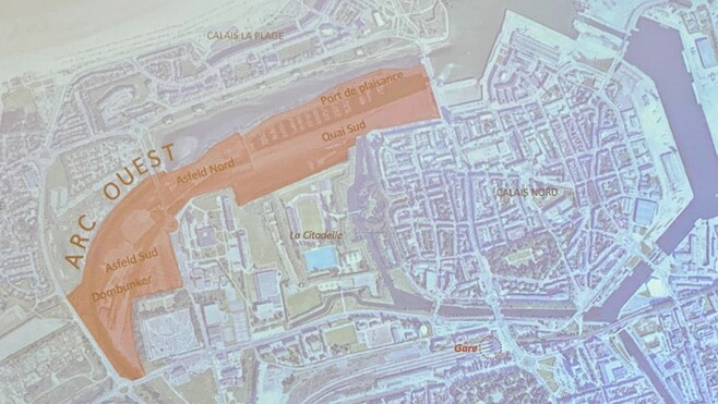 Calais : 17 hectares de terrains vagues à valoriser, découvrez le projet Arc Ouest qui va du port de plaisance au Dombunker !