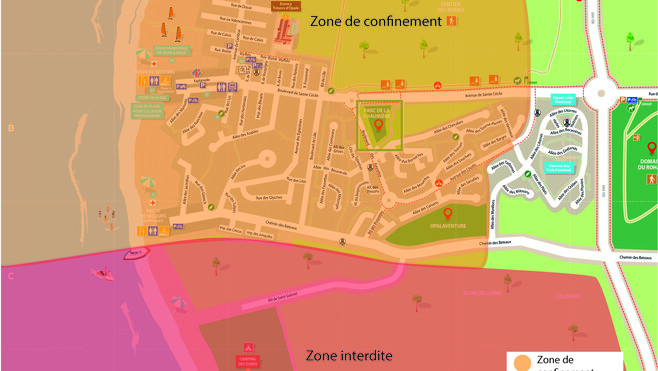 Zone de confinement, zone interdite...Vaste opération de déminage mardi à Sainte-Cécile et Saint-Gabriel