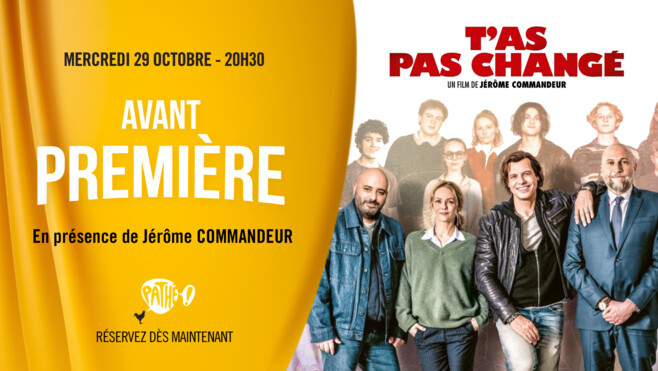 Jérôme Commandeur au Pathé Cité Europe le 29 octobre pour présenter son nouveau film.
