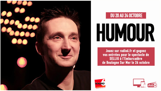 JEU WEB - Gagnez vos entrées pour le spectacle de SELLIG à Boulogne Sur Mer le 26 octobre.