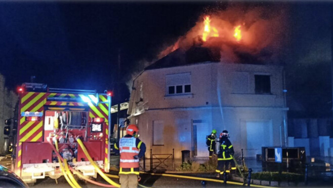 Violent incendie cette nuit à Cucq, une femme enceinte hospitalisée