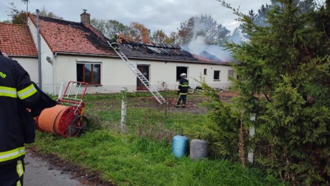 Une maison détruite par un incendie à Bourbourg