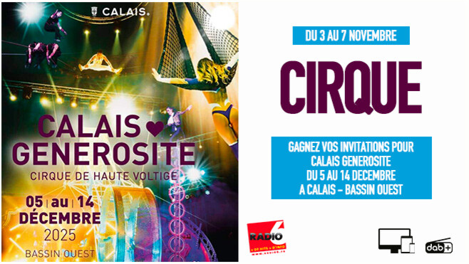 Calais Générosité, au bassin ouest de Calais, en partenariat avec Radio 6