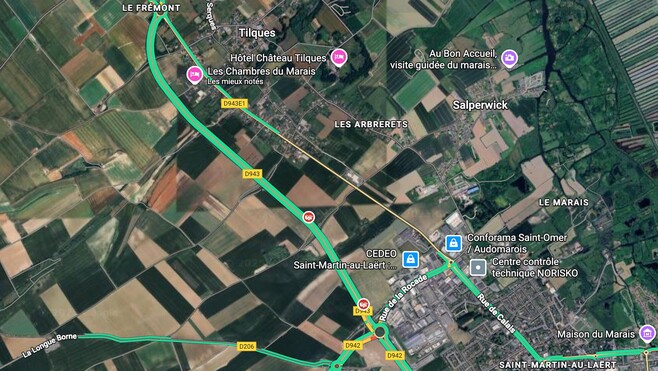 Un chauffeur routier décède d’un malaise sur la D943 à Salperwick