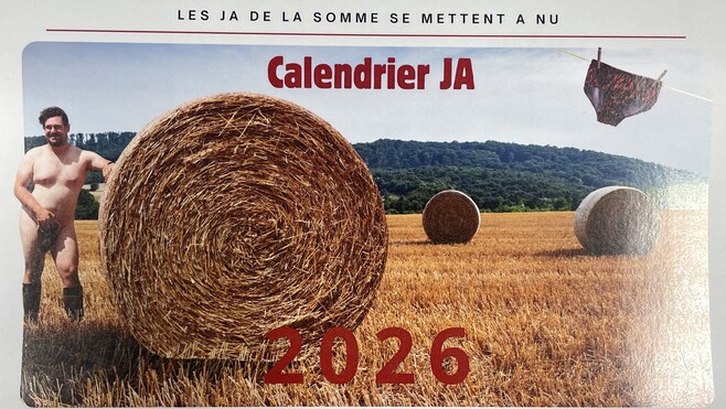 Somme : les Jeunes Agriculteurs se dévoilent dans un calendrier… très nature !