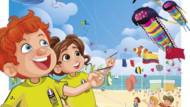 Berck dévoile l'affiche des Rencontres Internationales de Cerfs-Volants 2026 