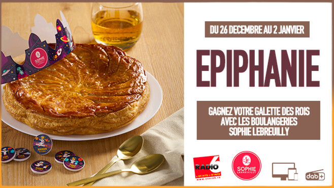 Gagnez votre galette des rois avec les boulangeries Sophie Lebreuilly