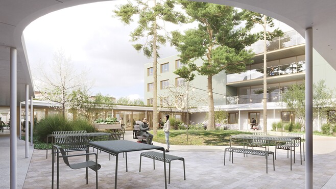 Dunkerque : le nouveau foyer Les Salines en construction quai des Quatre-Écluses