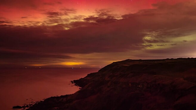 Tempête géomagnétique : Vos photos des aurores sur la Côte d’Opale et la Côte picarde