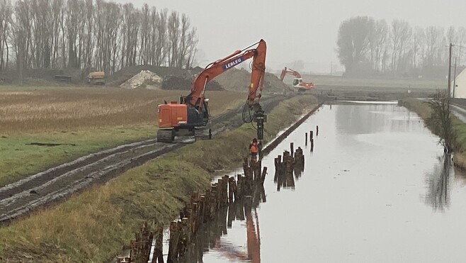 Audruicq : le préfet du Pas-de-Calais est venu s’assurer de la bonne conduite des travaux, trois ans après les inondations.