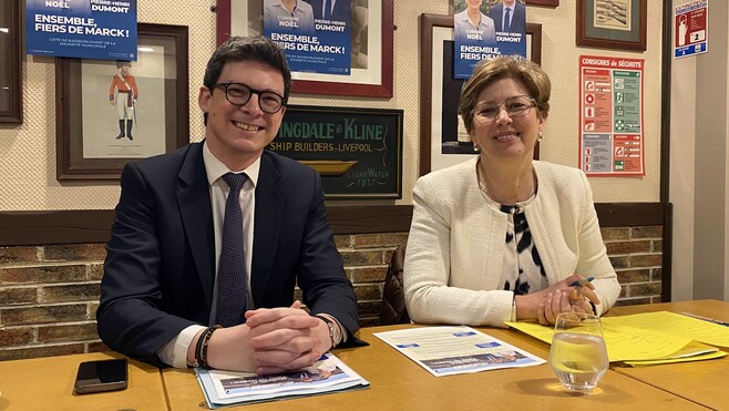 À Marck, Pierre-Henri Dumont conduira le binôme avec Corinne Noël aux municipales
