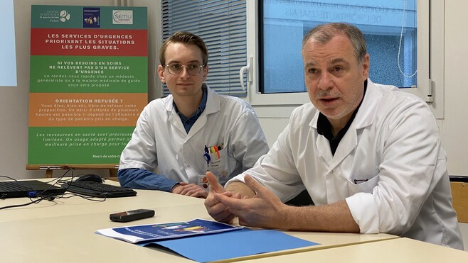 Calais: pour désengorger les urgences de l’hôpital, un nouveau parcours de réorientation des patients lancé ce mercredi.