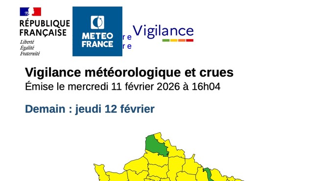 Météo : du vent et de la pluie, vigilance jaune pour la Somme et le Nord.
