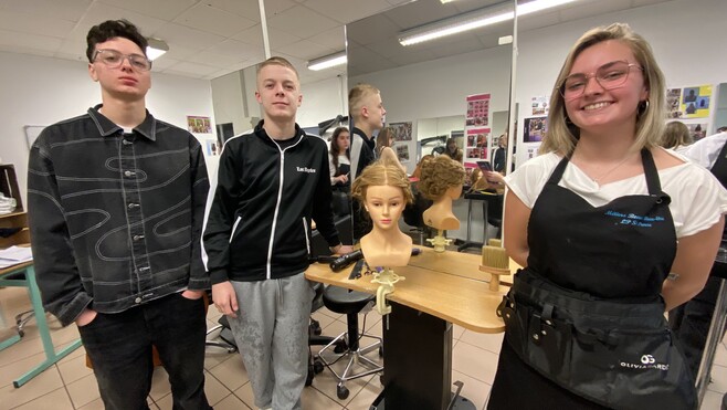 Calais : six élèves en coiffure du lycée professionnel Saint-Pierre se distinguent au Cambrai Hair Show !