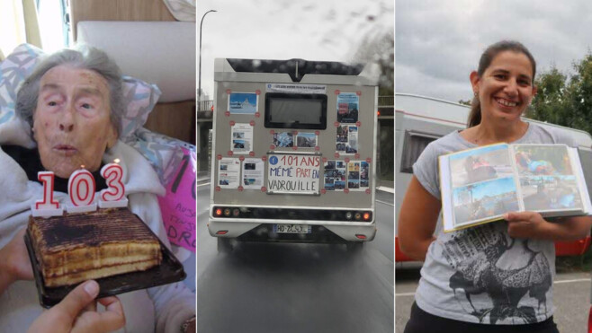 Abbeville : Fiona Lauriol, la petite-fille qui a emmené sa grand-mère de 101 ans sur les routes, vient défendre nos “arthrolescents”