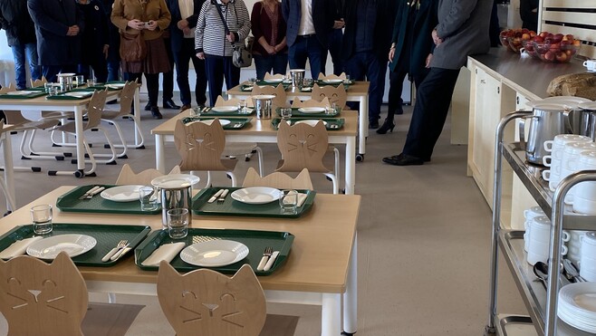 Fort-Mardyck : le nouveau restaurant scolaire a servi ses 225 premiers couverts lundi !