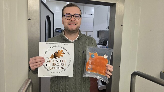 Le Portel: la truite fumée de Marée Côte d'Opale récompensée au salon de l'agriculture