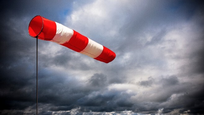 Le vent a soufflé en rafales jusqu'à 108 km/h cette nuit 