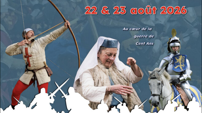 Crécy-en-Ponthieu prépare un week-end exceptionnel pour les 680 ans de la bataille de Crécy : des bénévoles recherchés