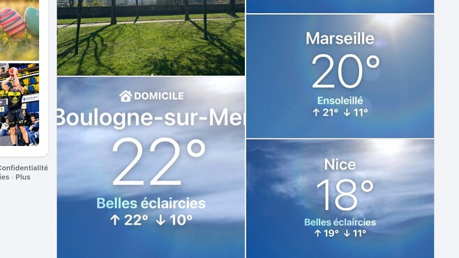 Avec 22 degrés, il faisait plus chaud à Boulogne-sur-mer qu'à Marseille !