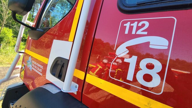 Bonningues-les-Ardres: un incendie impressionnant se déclare dans un hangar de 200 m²