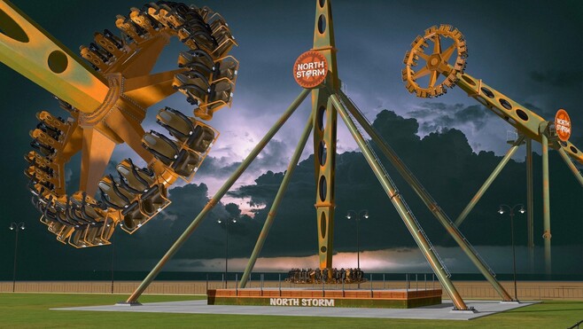 Merlimont : retour sur l'inauguration du North Storm, l'attraction spectaculaire qui va faire tourner les têtes !