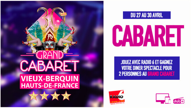 Jouez avec Radio 6 et gagnez 2 invitations en 