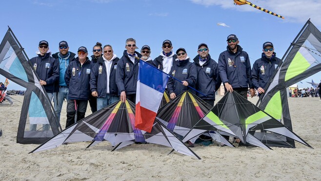 Berck-sur-mer : la France fait vibrer le ciel et remporte la World Kite Cup