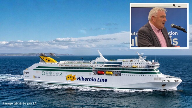 Des camions de poisson et des cars de touristes: la ligne de ferry entre Boulogne et l'Irlande est 