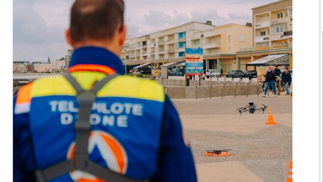 Baie d’Authie : un drone pour éviter les pièges de la marée à Berck-sur-Mer