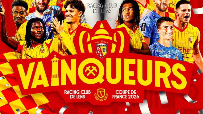 Football : le RC Lens remporte la Coupe de France !