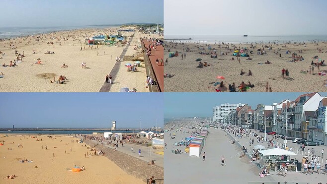 Chaleur sur le littoral : des plages déjà noires de monde sur la Côte d’Opale et la côte picarde