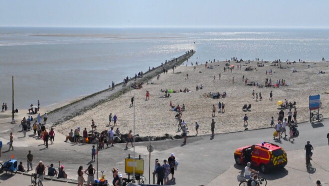 Berck-sur-Mer : deux personnes secourues de la noyade, un groupe surpris par la marée en baie d’Authie