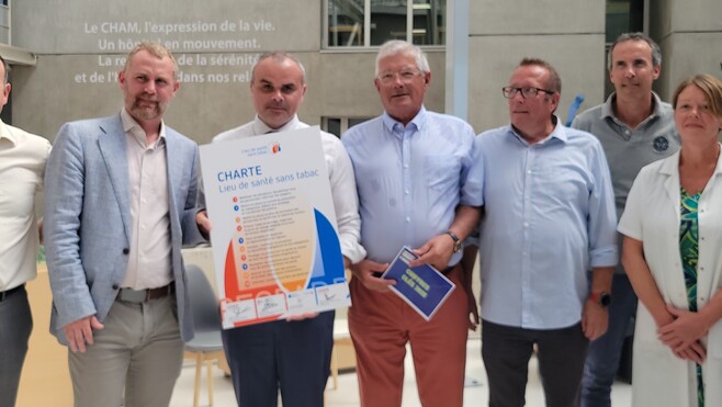 Rang-du-Fliers : le CHAM s'engage contre le tabagisme avec la charte « Lieu de santé sans tabac »
