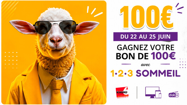 Gagnez 100€ avec 1, 2, 3 Sommeil à Calais, Dunkerque et St Omer