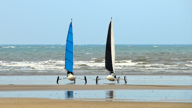 Les Escapades Radio 6: faire le plein de sensations en char à voile, sur la plage de Boulogne-sur-mer
