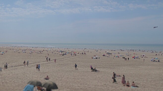 Importantes recherches en mer à Berck-sur-Mer pour retrouver un homme pris par la marée.