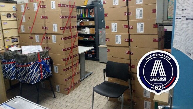 Calais : près de 50 cartons de tabac de contrebande saisis, un trafic stoppé par la BST !