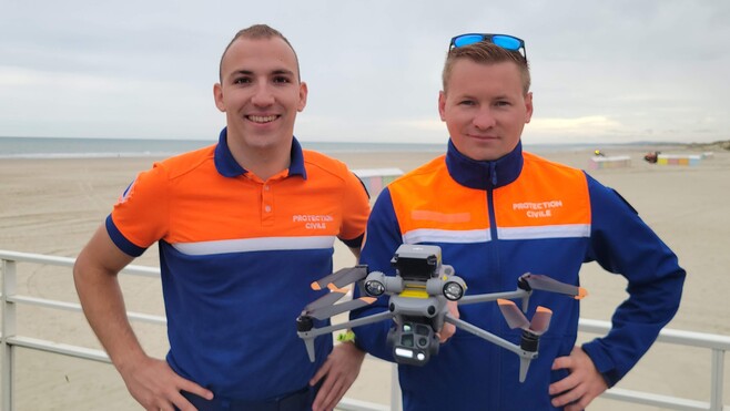 Berck-sur-mer : des drones pour lutter contre les isolements par la marée