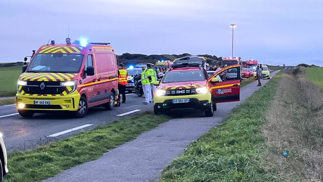 Wimereux : accident de trottinette le long de la D940, un jeune de 20 ans entre la vie et la mort