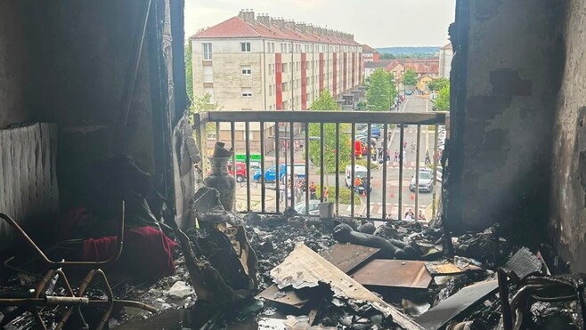 Abbeville : un appartement détruit par un incendie, une famille relogée