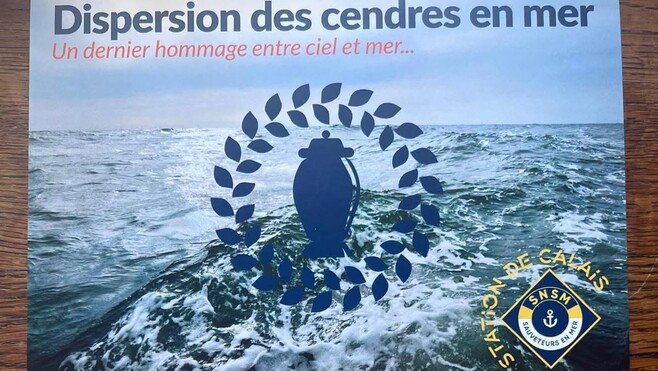 Calais : les dispersions des cendres en mer progressent selon la SNSM